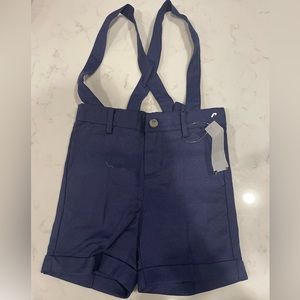 Janie and jack special occasion 2T shorts and suspenders